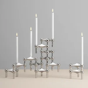 Multi candle holder steel