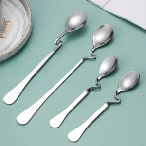 Swirl spoon steel